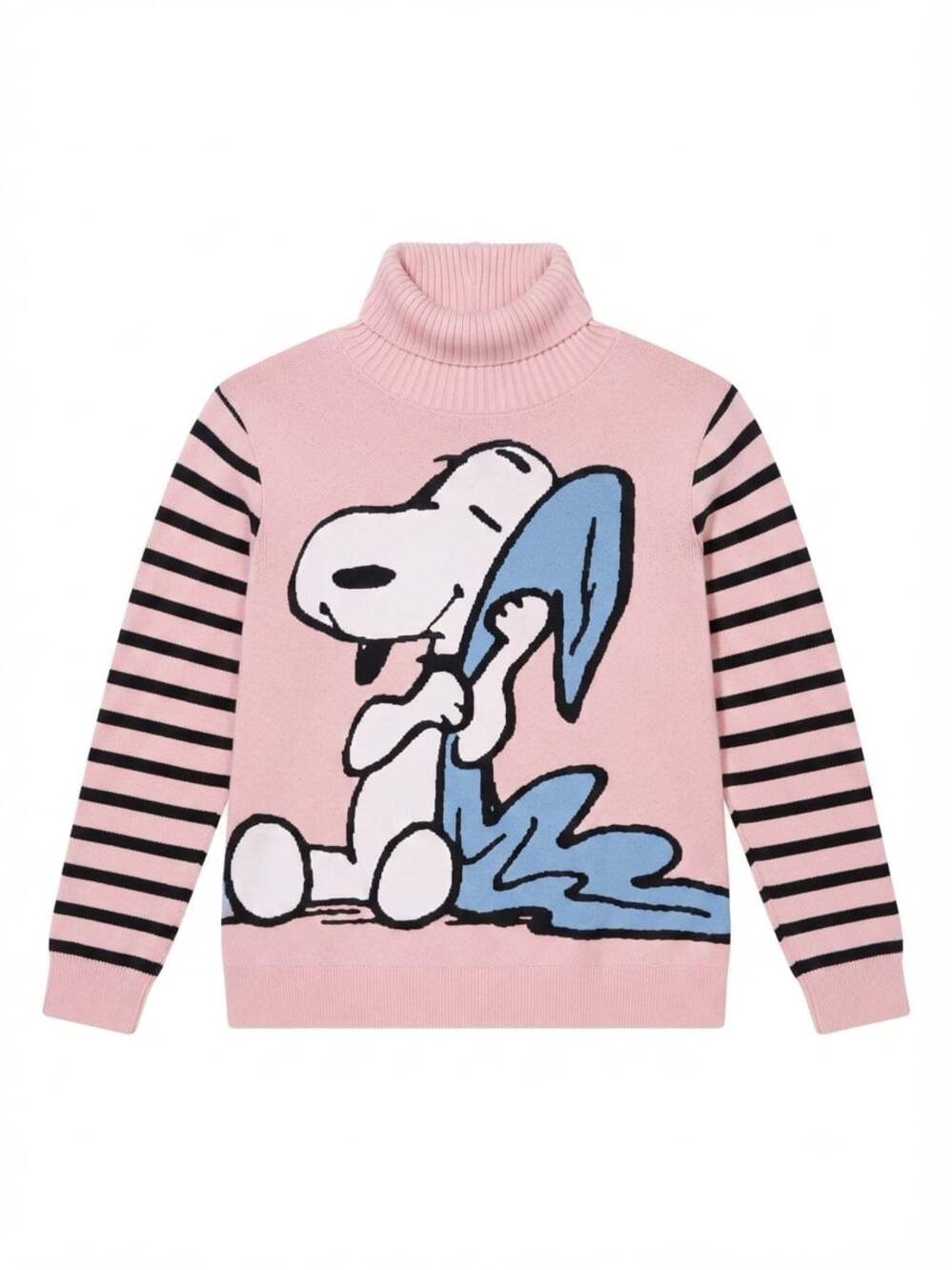 Vintage Peanuts Snoopy Intarsia Turtleneck Sweater